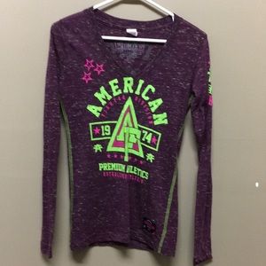 American fighter burgundy